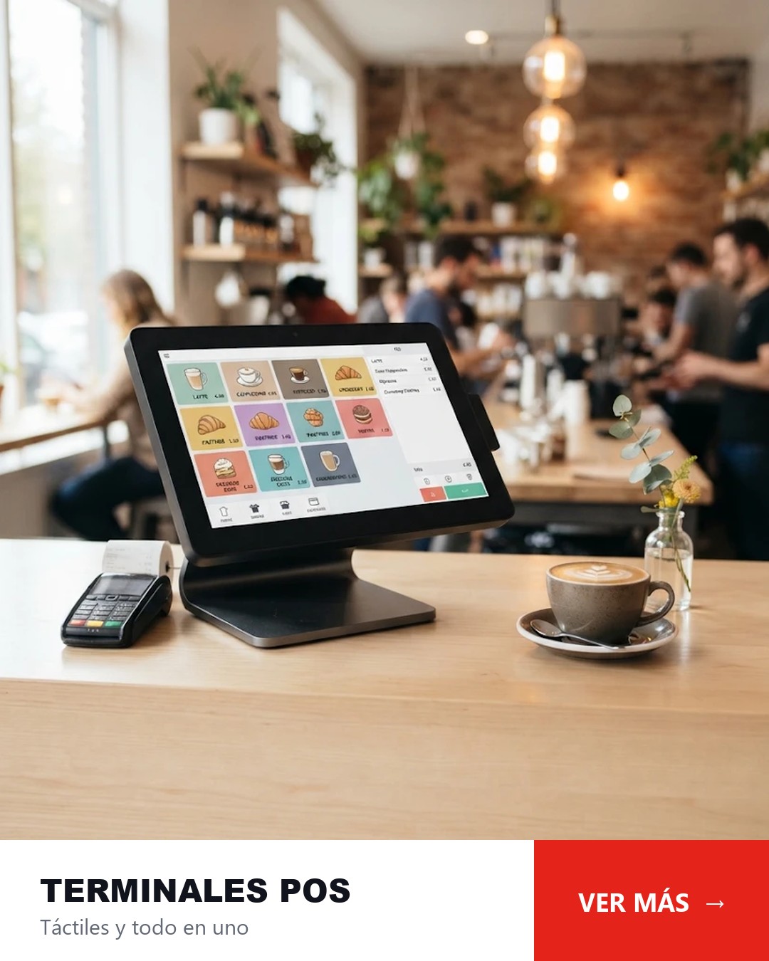 Terminales punto de venta POS táctiles todo en uno